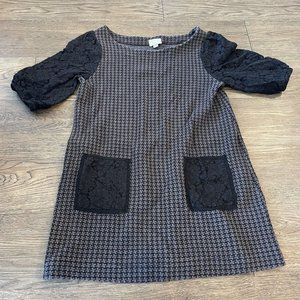 Anthropologie Postmark Staccato Tunic Dress Lace Pockets Size Small